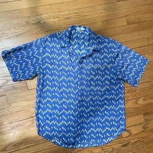 J..G. Hook Vintage Paisley Flower shirt Size Large